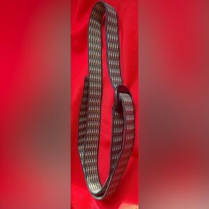 Bison Designs Sleek Black Leather Belt, made in Colorado, Large